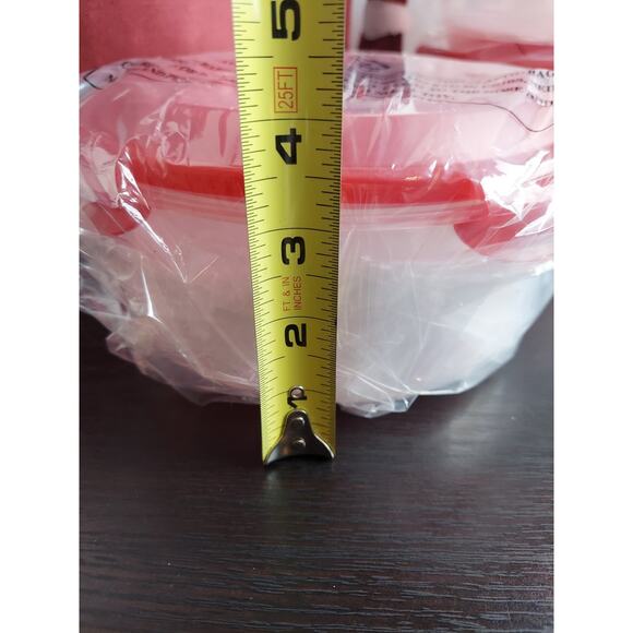 LocknLock Insulated Tote With 3-Piece Storage Set Red Gray Lock & Lock Lock And - Picture 13 of 13